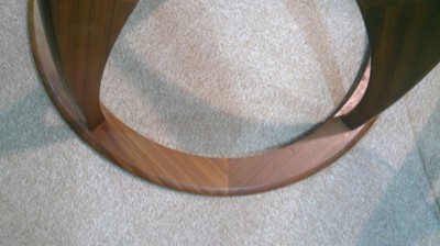 Lot 422 - G Plan coffee table with glass insert top