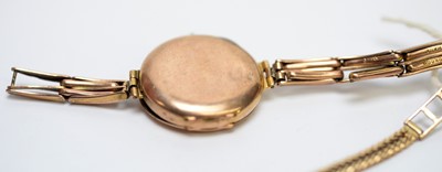Lot 211 - Two gold cased cocktail watches.