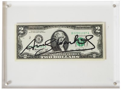 Lot 569 - Andy Warhol - autograph