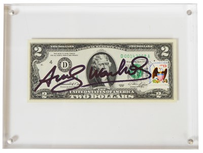 Lot 570 - Andy Warhol - autograph