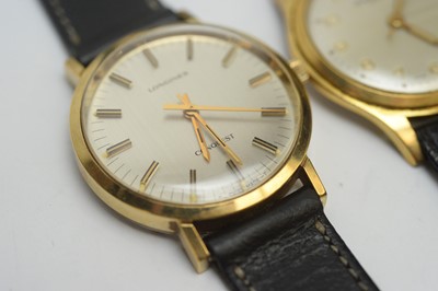 Lot 225 - Two watches, by Longines and Thomas Russell & Sons.