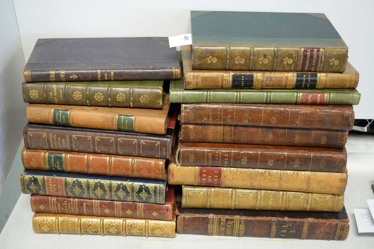 Lot 481 - A collection of antiquarian books.