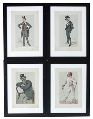 Lot 7 - Vanity Fair - A group of four caricatures | chromolithographs