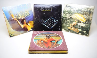 Lot 235 - 11 Supertramp and 10cc LPs