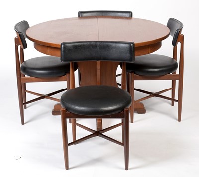 Lot 384 - Dining table and four chairs