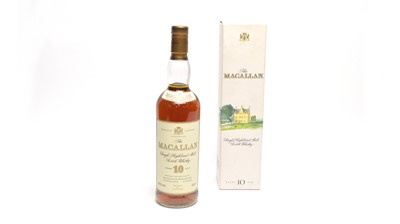 Lot 1081 - The Macallan Single Highland Malt Scotch Whisky, 10 years old