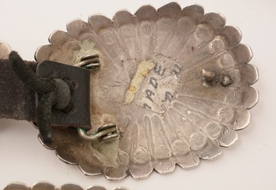 Lot 891 - A Native American Old Pawn belt
