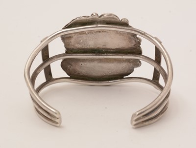 Lot 895 - Two Native American Old Pawn silver bangles