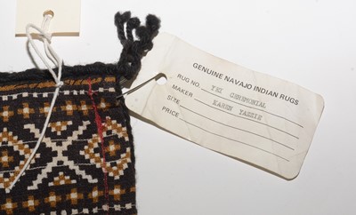 Lot 905 - Karen Yazzie, Navajo, Native American: a ceremonial rug