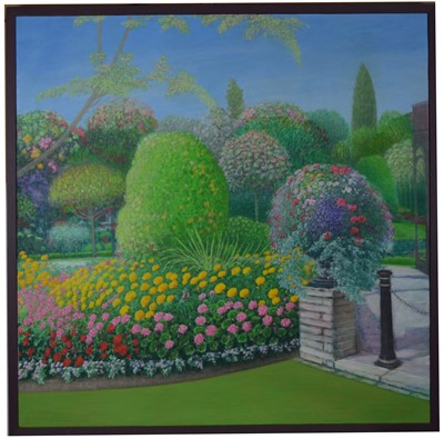 Lot 572 - Tom Alderson - Gateshead Garden Festival II | acrylic