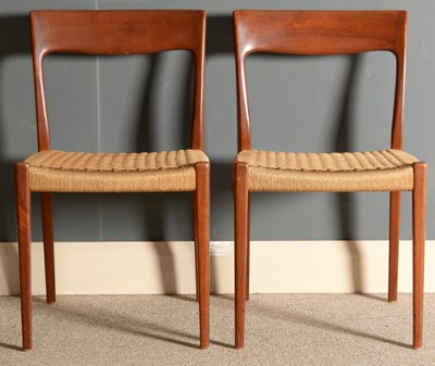 Lot 389 - Svegards, Sweden: a pair of teak dining chairs.