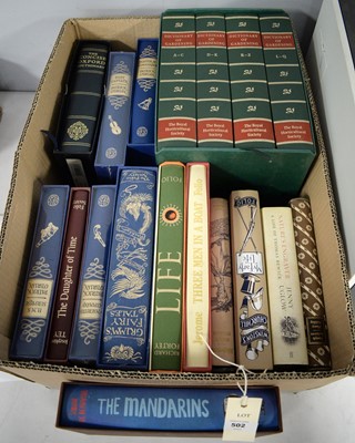 Lot 502 - A selection of Folio Society books.