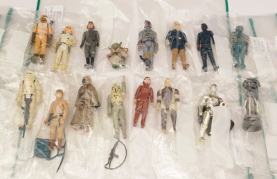 Lot 1113 - Star Wars Empire Strikes Back figures, by Kenner