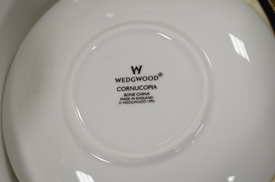 Lot 442 - A Wedgewood 'Cornucopia' pattern part dinner, tea and coffee service