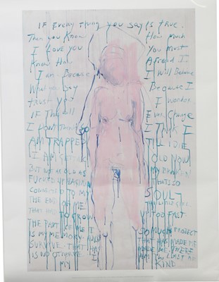 Lot 567 - After Tracey Emin - mixed media