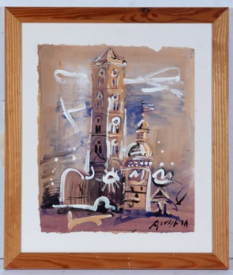Lot 273 - Antoni Sulek - Bewitched Palace | mixed media