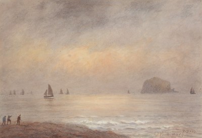 Lot 54 - Reginald P. Phillimore - Edwardian Daybreak at the Coast | watercolour