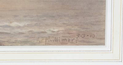 Lot 54 - Reginald P. Phillimore - Edwardian Daybreak at the Coast | watercolour