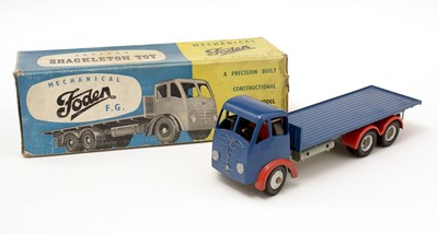 Lot 1089 - Shackleton Toys: a diecast mechanical key wound flat-backed Foden truck