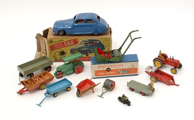 Lot 1091 - Dinky Toys diecast agricultural and other vehicles