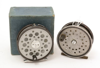Lot 966 - Two trout reels by Farlow's