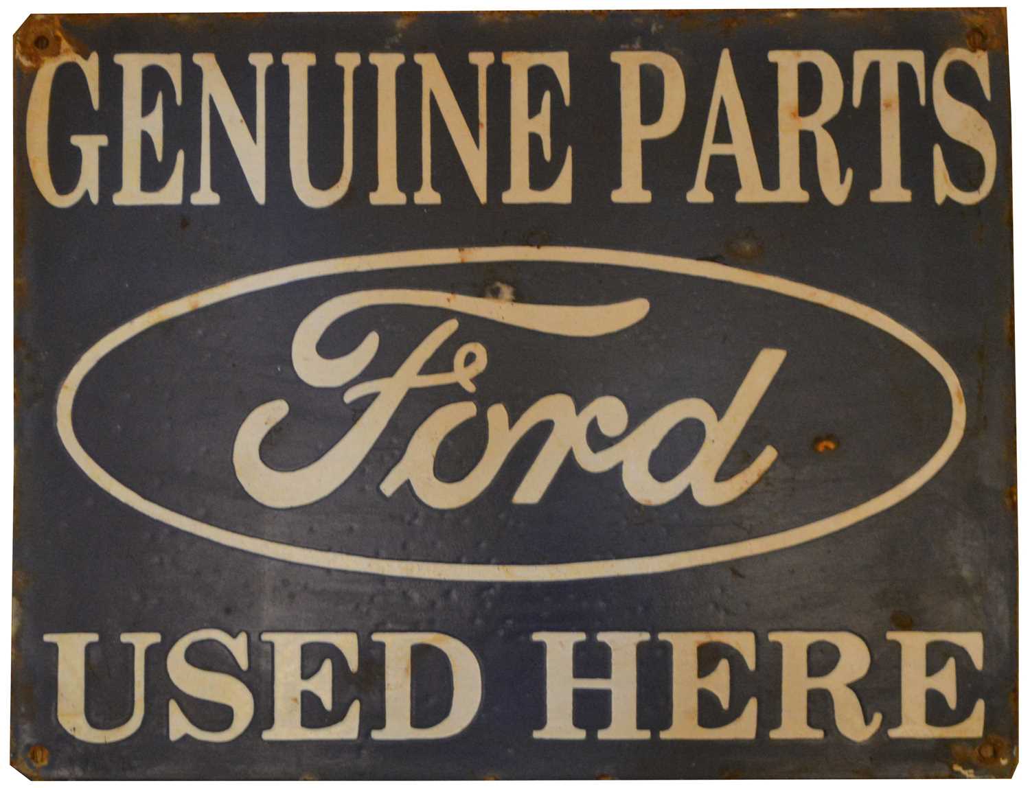 Lot 735 - Ford enamel advertising sign