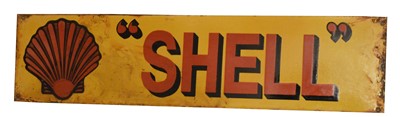 Lot 756 - Shell enamel advertising sign