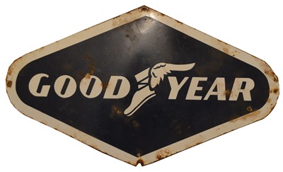 Lot 765 - Good Year enamel advertising sign