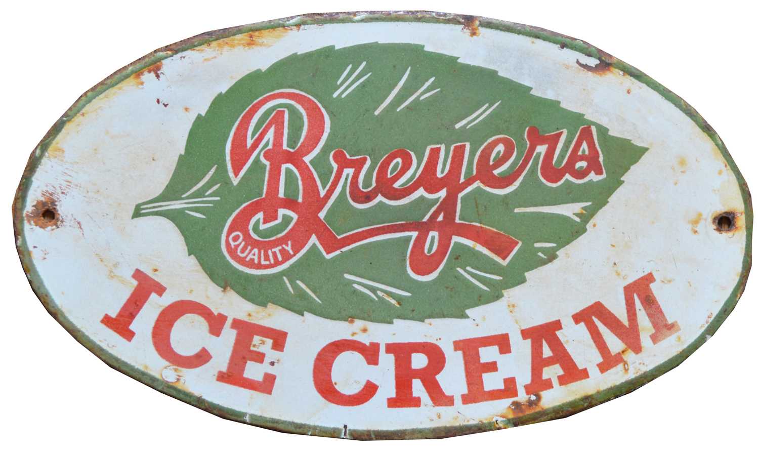 Lot 775 - Bryers Ice Cream enamel advertising sign