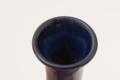 Lot 455 - A Moorcroft Hibiscus pattern bottle vase.