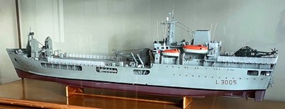 Lot 1139 - A scratch-built scale ship's model.