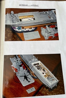 Lot 1139 - A scratch-built scale ship's model.