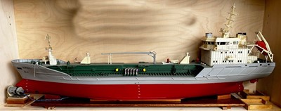 Lot 1140 - A scratch-built scale ship's model of the Asperity (near complete).