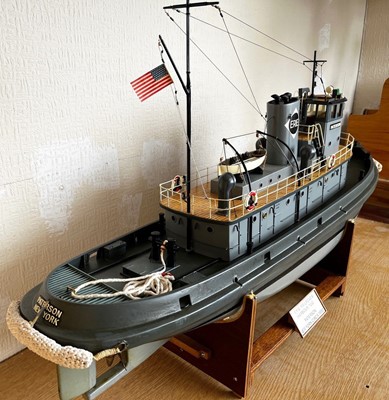 Lot 1141 - A scratch-built ship's model.