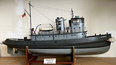 Lot 1141 - A scratch-built ship's model.
