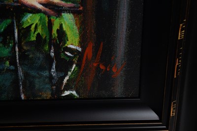 Lot 496 - Fabian Perez - Sally in the Sun | limited edition hand-embellished canvas print