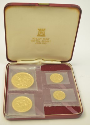 Lot 1028 - A Queen Elizabeth II Isle of Man 1973 four-coin set.