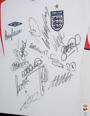 Lot 1177 - England Football: a signed 2006 replica shirt