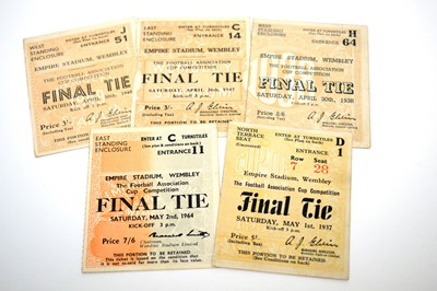 Lot 1156 - Five FA Cup Final Tie tickets