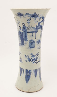 Lot 716 - Chinese Transitional Gu Beaker Vase