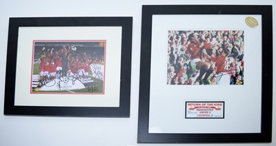 Lot 1171 - Two Manchester United signed photographs