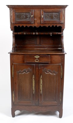 Lot 1070 - An 18th Century Flemish oak cupboard