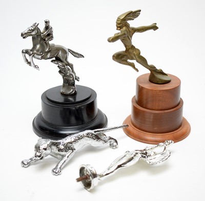 Lot 814 - A collection of reproduction car mascots.