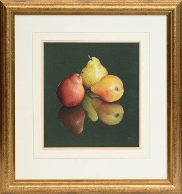 Lot 666 - Ian Mastin - A Conference of Pears | acrylic