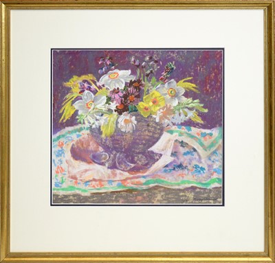 Lot 553 - Mary Nicol Neill Armour - Spring Flowers | pastel