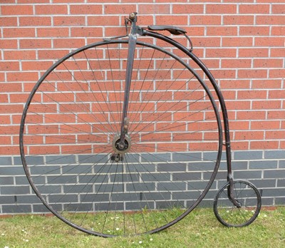 Lot 867 - A Victorian penny-farthing.