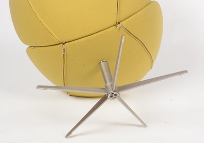 Lot 325 - BoConcept 'Shelly' armchair in mustard yellow upholstery