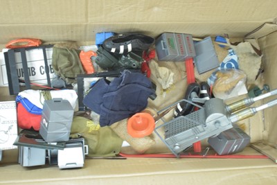 Lot 1121 - Large quantity of Action Man dolls, clothes, accessories, various.