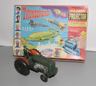 Lot 1124 - Thunderbirds Chad Valley projector; and a Tool Box tractor.