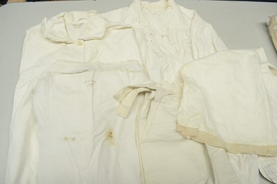 Lot 1193 - Victorian nightclothes and under-garments